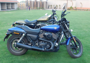 Harley-Davidson Motorcycles On Display