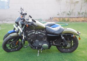 Harley-Davidson Motorcycles On Display