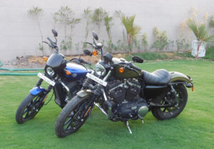 Harley-Davidson Motorcycles On Display